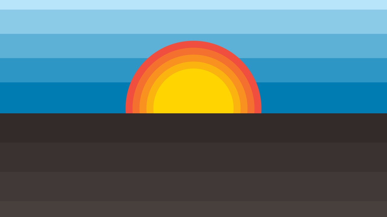 Geometry, Mathematics, Colorfulness, Rectangle, Horizon. Wallpaper in 1280x720 Resolution