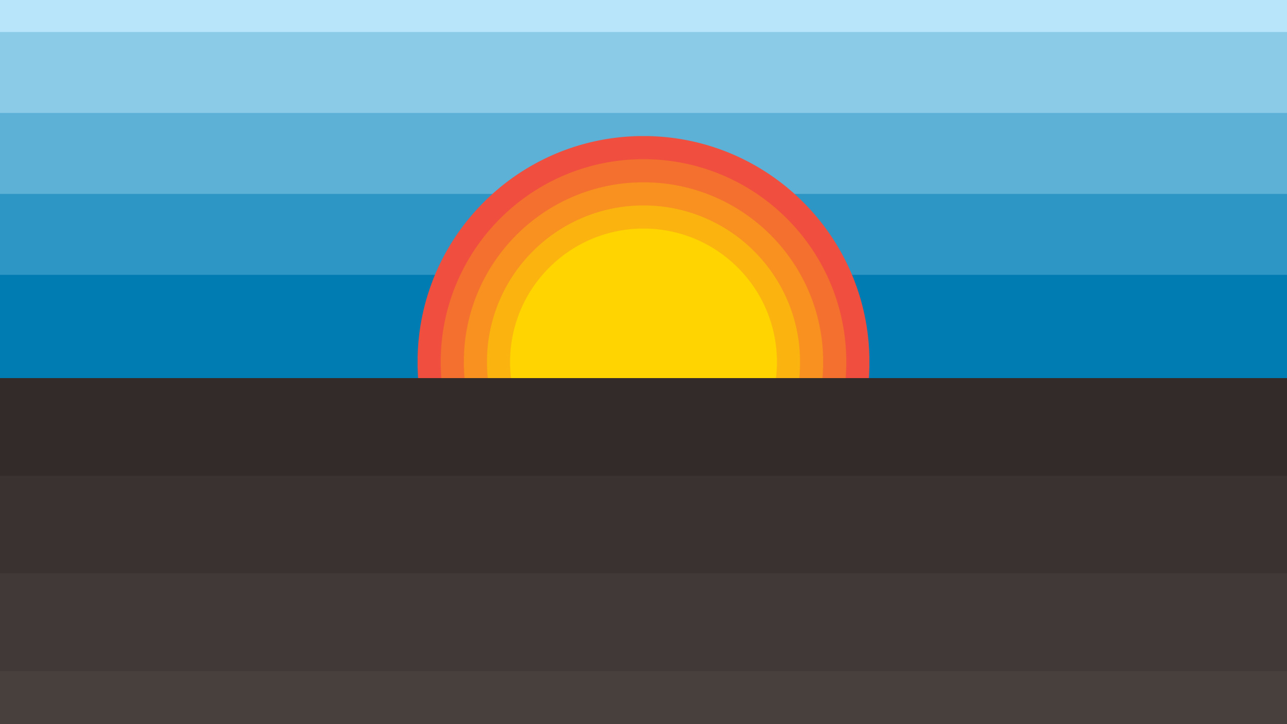 Geometry, Mathematics, Colorfulness, Rectangle, Horizon. Wallpaper in 2560x1440 Resolution