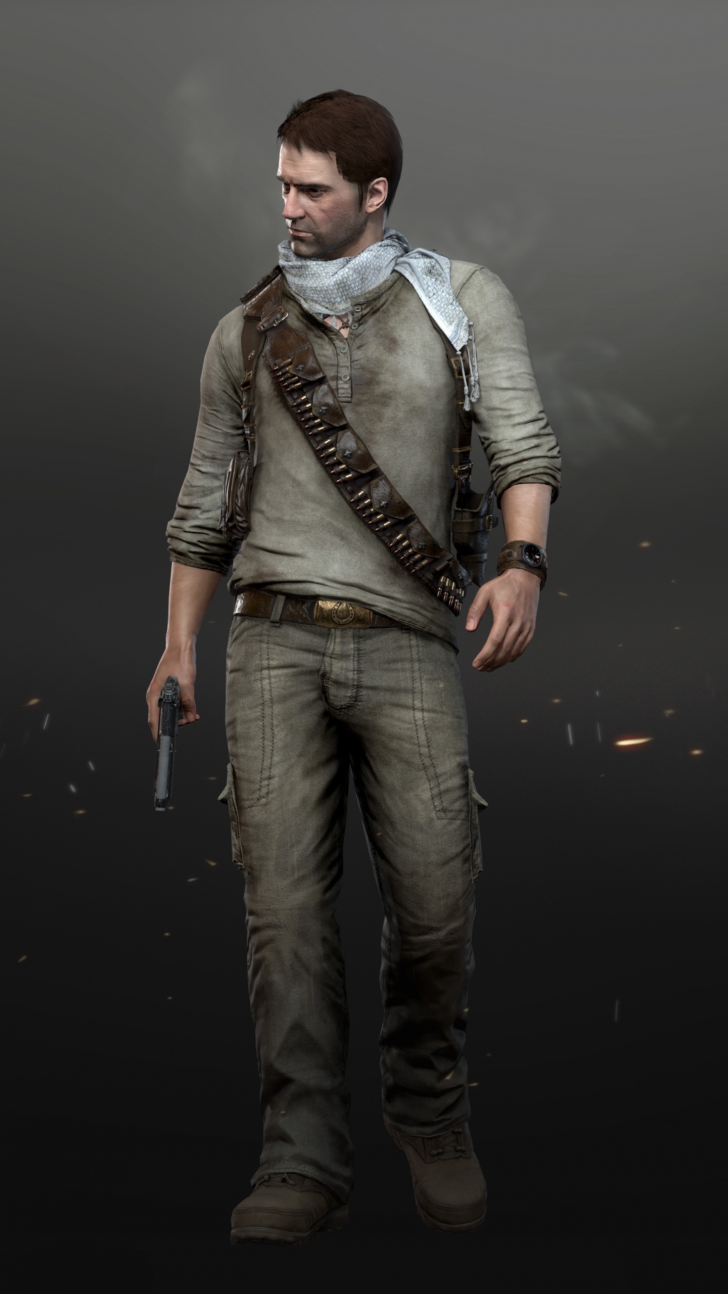 The Last of Us, Nathan Drake, Playstation 4, PUBG Corporation, Standing. Wallpaper in 1440x2560 Resolution