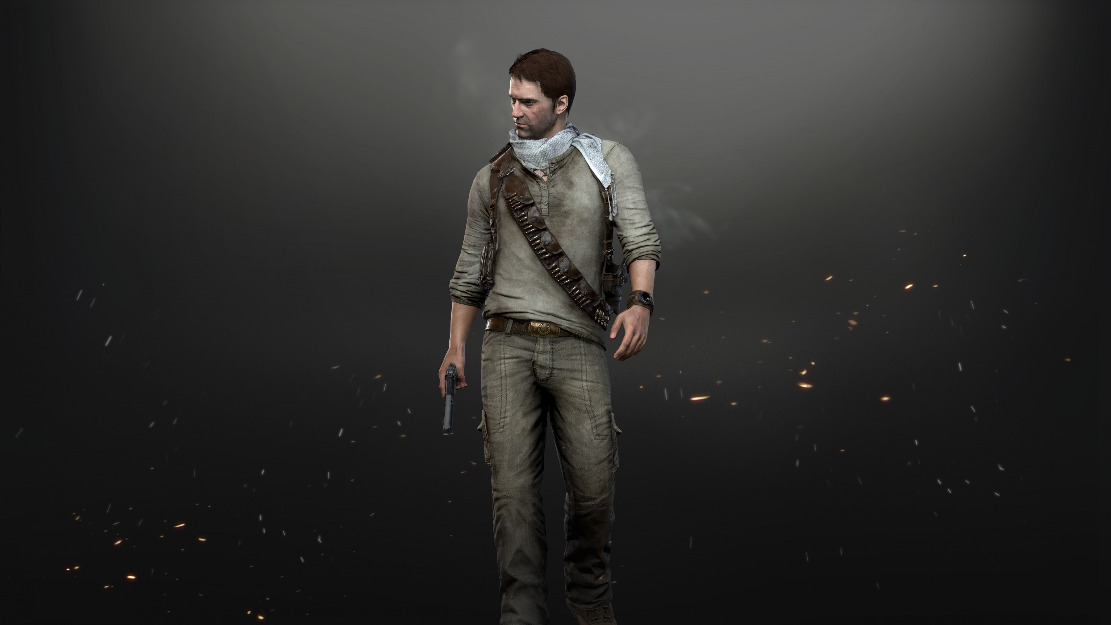 The Last of Us, Nathan Drake, Playstation 4, PUBG Corporation, Standing. Wallpaper in 3840x2160 Resolution