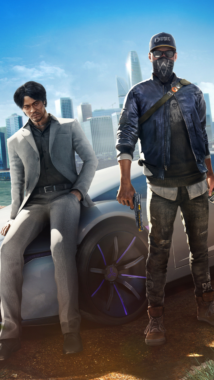 Watch Dogs 2, Watch Dogs, Ubisoft, Playstation 4, Voyage. Wallpaper in 750x1334 Resolution