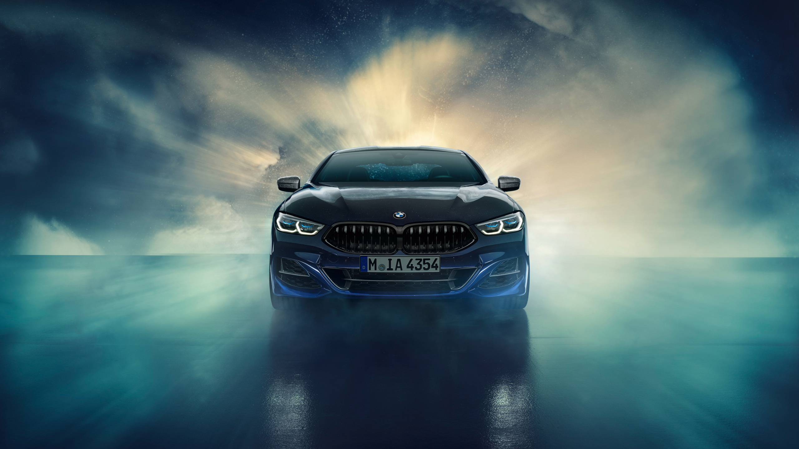 Blau Bmw m3 Coupe. Wallpaper in 2560x1440 Resolution