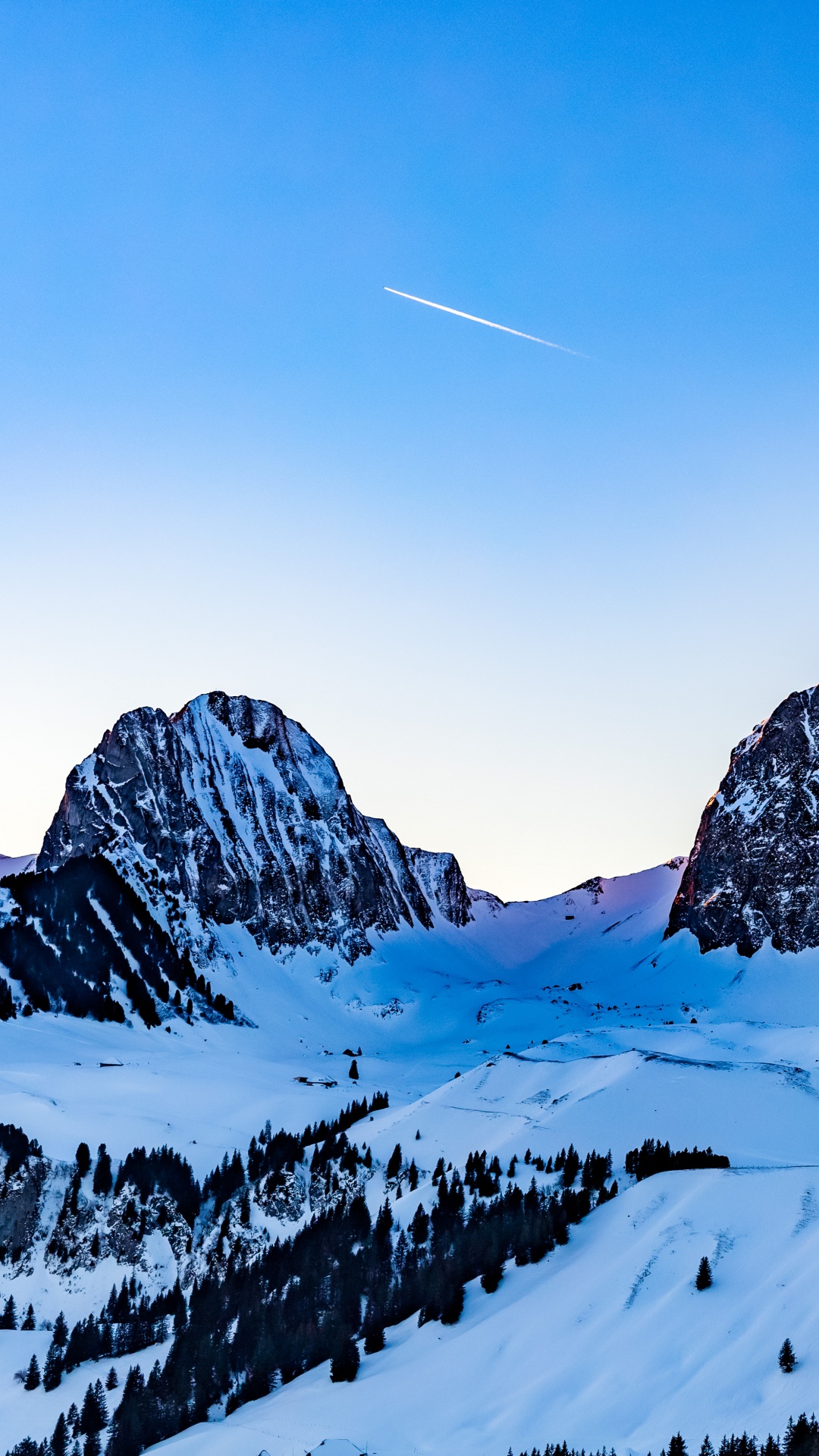 Mountain, Snow, Azure, Slope, Natural Landscape. Wallpaper in 1080x1920 Resolution