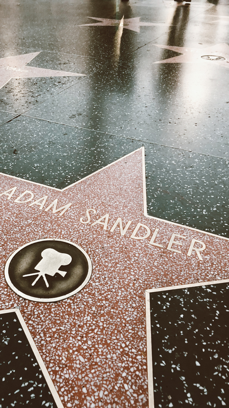 Avenue of Stars, Hollywood, Floor, Road Surface, Meter. Wallpaper in 750x1334 Resolution