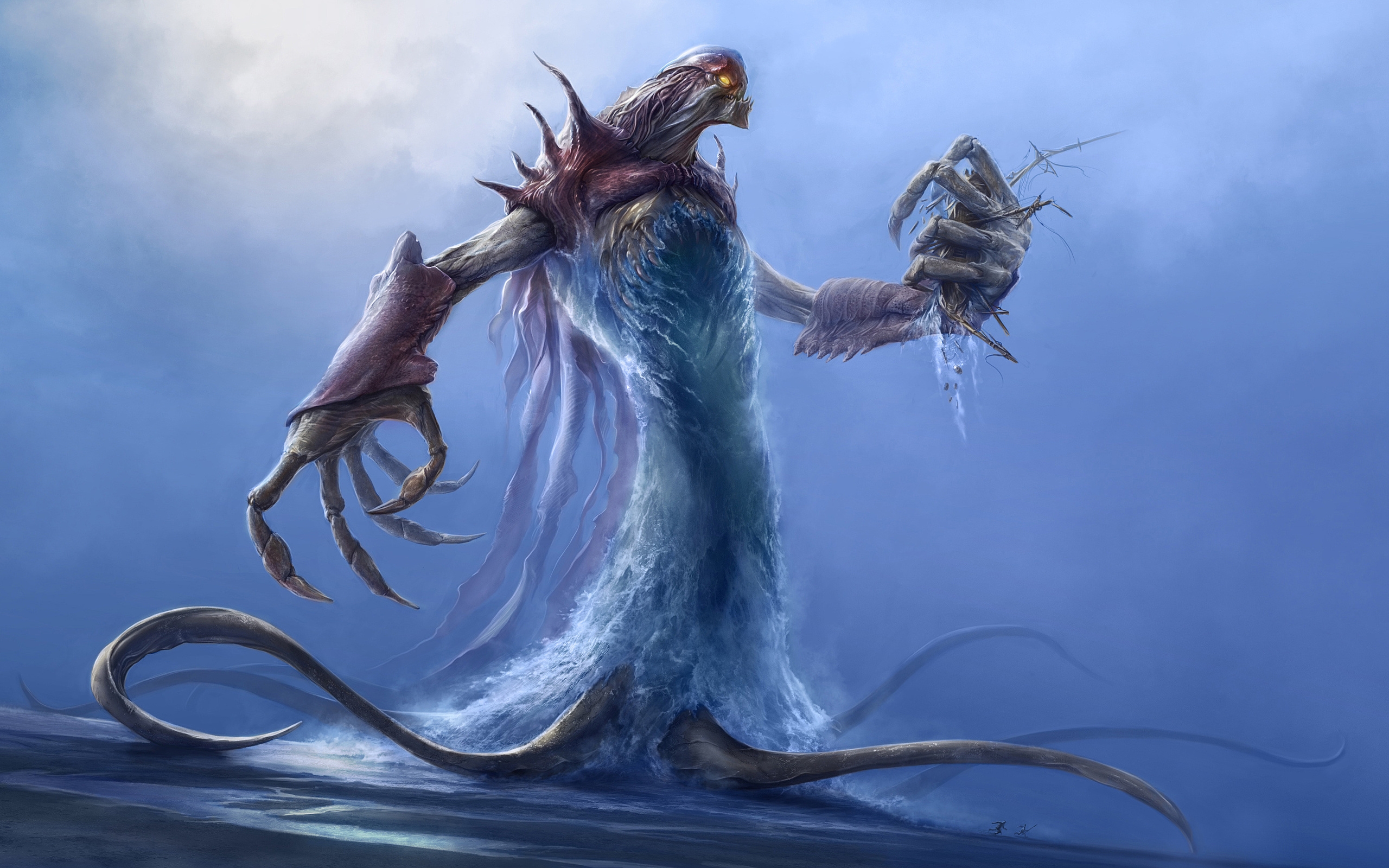 sea monster HD wallpapers backgrounds