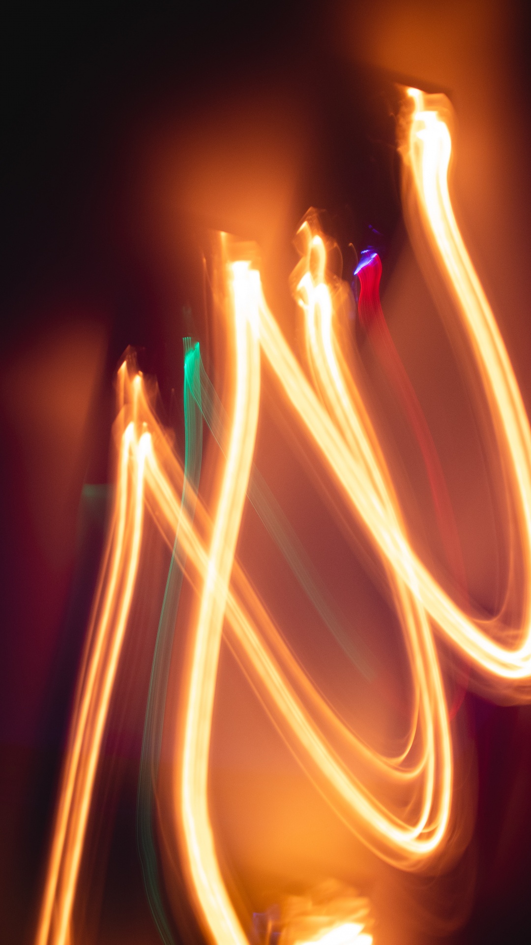 Digitale Tapete Mit Rotem Und Blauem Licht. Wallpaper in 1080x1920 Resolution