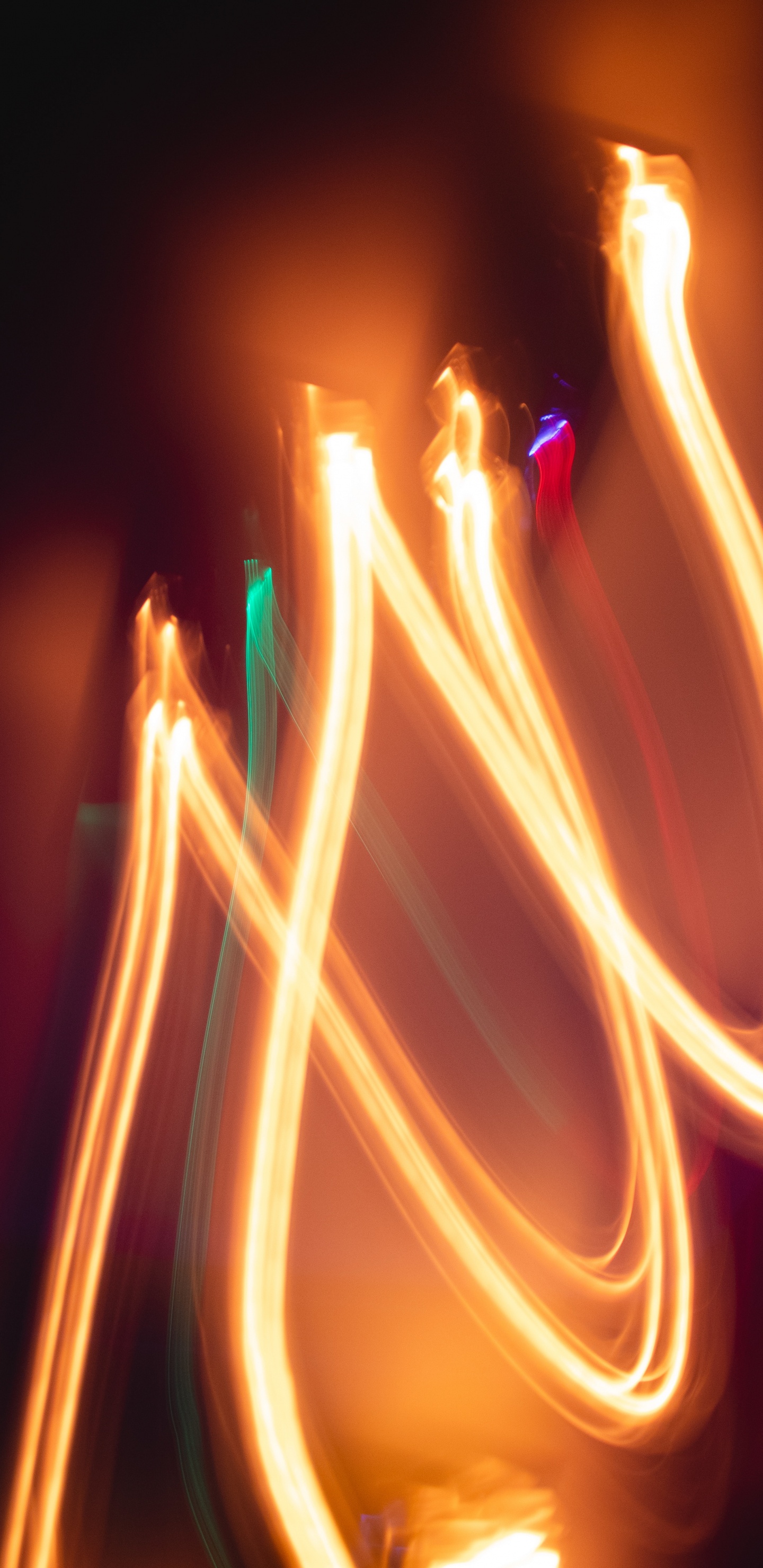 Fond D'écran Numérique Lumière Rouge et Bleue. Wallpaper in 1440x2960 Resolution