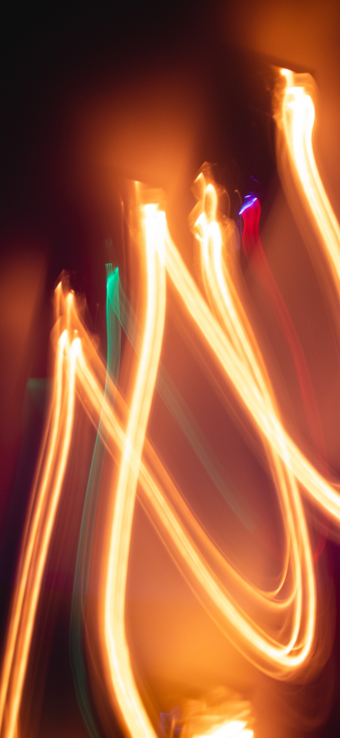 Papel Tapiz Digital de Luz Roja y Azul. Wallpaper in 1125x2436 Resolution