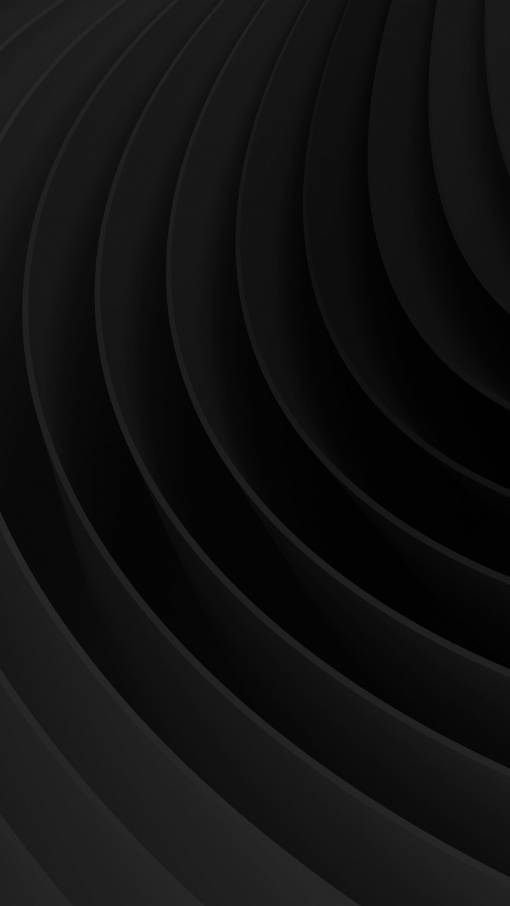 黑色的, 螺旋, 圆圈, 想法, 单色模式 壁纸 720x1280 允许