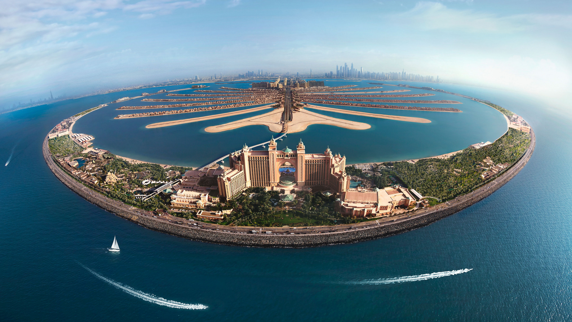 Aerial View of City Buildings Near Body of Water During Daytime. Wallpaper in 1920x1080 Resolution