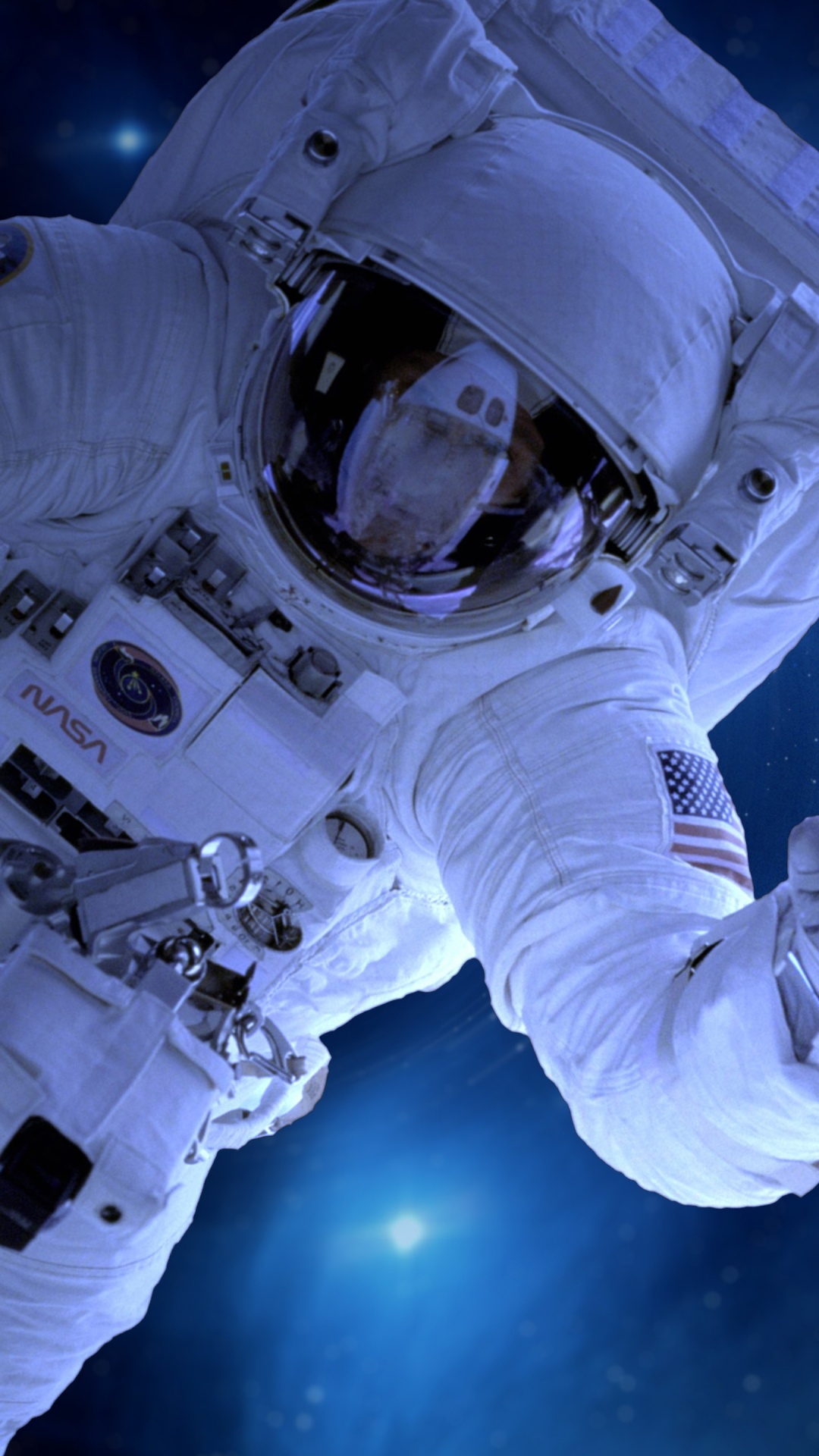 宇航员, 国际空间站, 外层空间, 美国宇航局, 空间探索 壁纸 1080x1920 允许