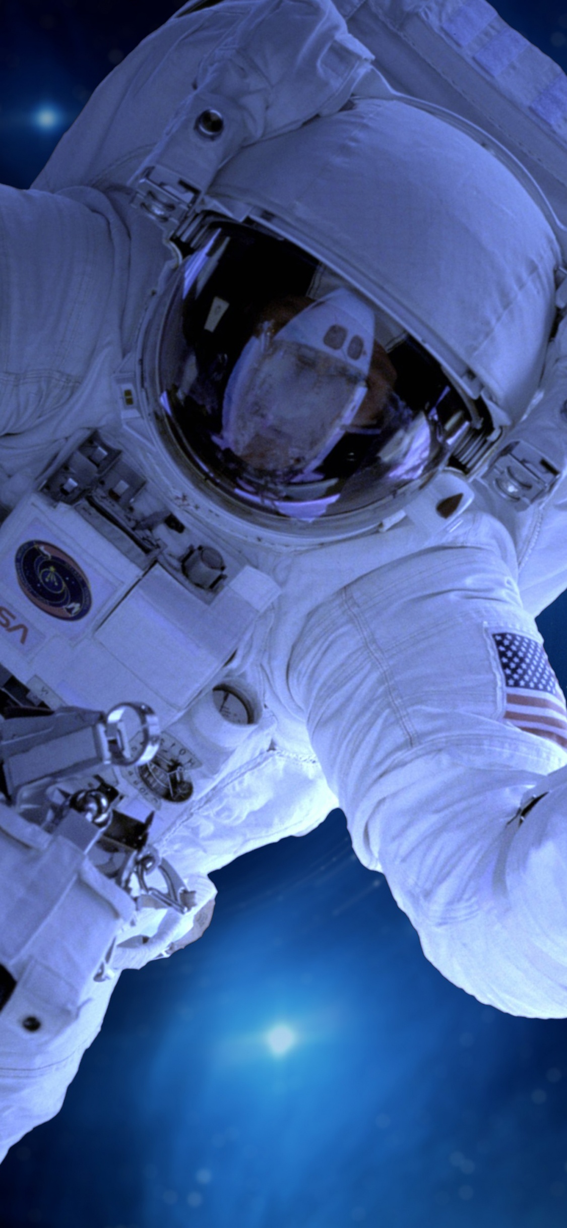 宇航员, 国际空间站, 外层空间, 美国宇航局, 空间探索 壁纸 1125x2436 允许