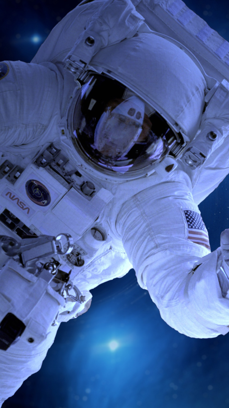 宇航员, 国际空间站, 外层空间, 美国宇航局, 空间探索 壁纸 750x1334 允许
