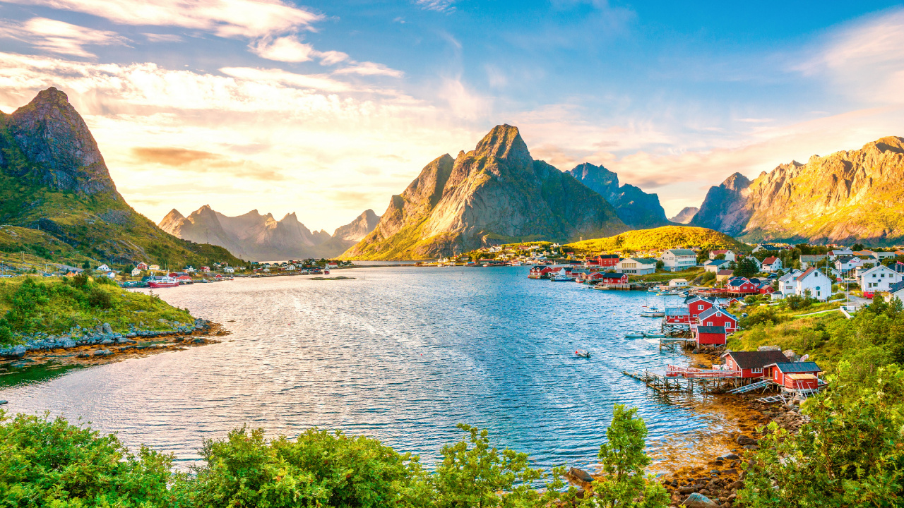 罗弗敦, 性质, 峡湾, 荒野, 旅游业 壁纸 1280x720 允许