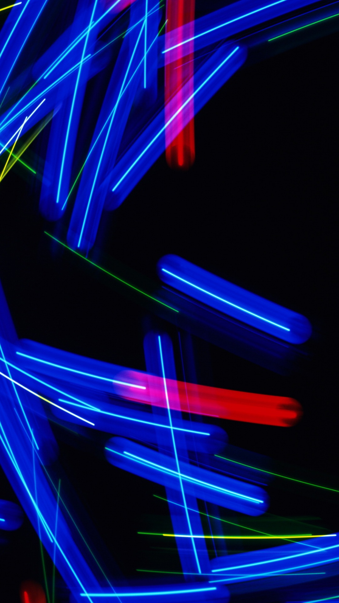 Blaugrünes Und Rosa Licht. Wallpaper in 1080x1920 Resolution