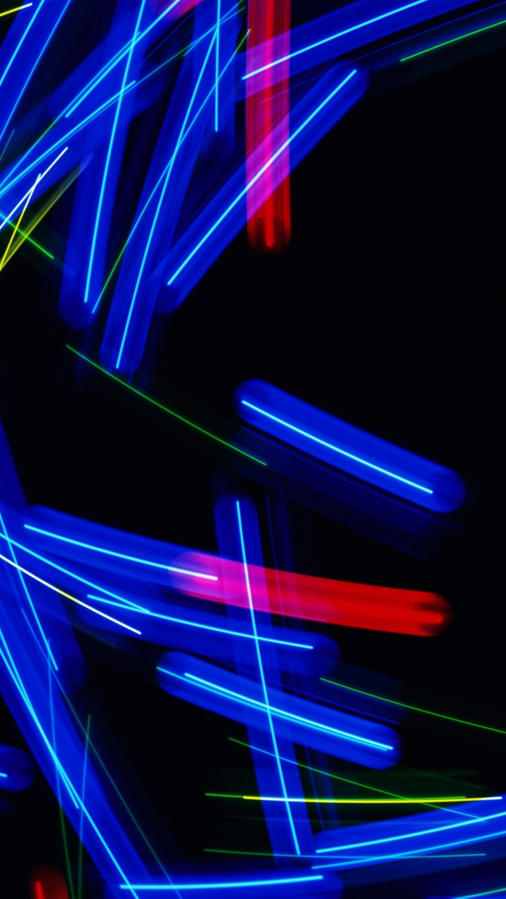 Lumière Bleue Verte et Rose. Wallpaper in 720x1280 Resolution