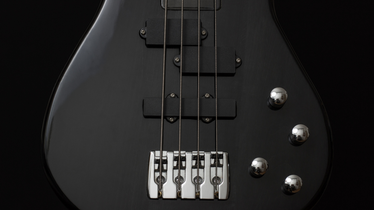 Bass Guitar, Guitar, Double Bass, Bass, String. Wallpaper in 1280x720 Resolution