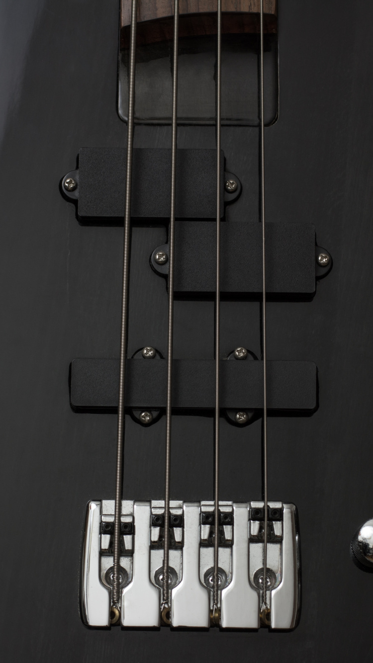 Bass Guitar, Guitar, Double Bass, Bass, String. Wallpaper in 750x1334 Resolution