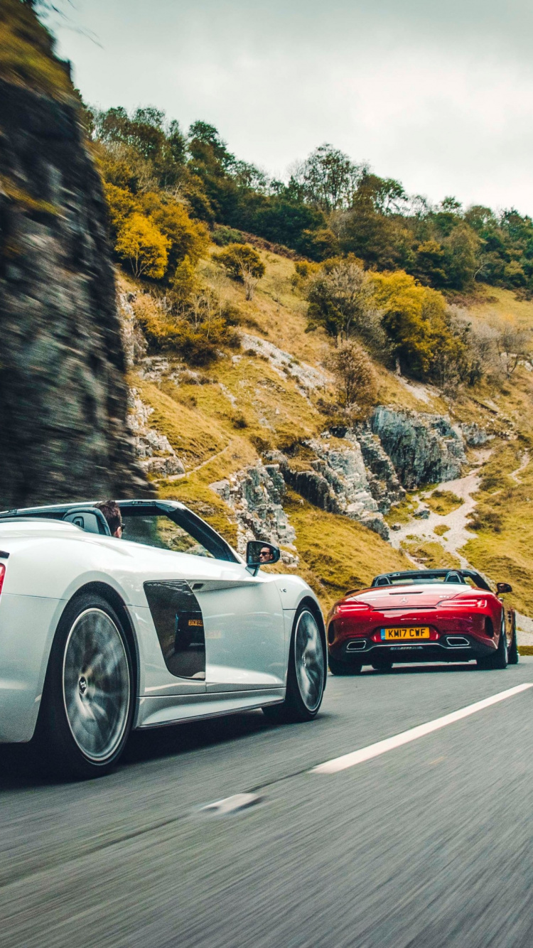 McLaren 570S Spider, Audi r8 Spyder, Mclaren 570s, Daimlerchrysler Amg Gt, Audi. Wallpaper in 750x1334 Resolution