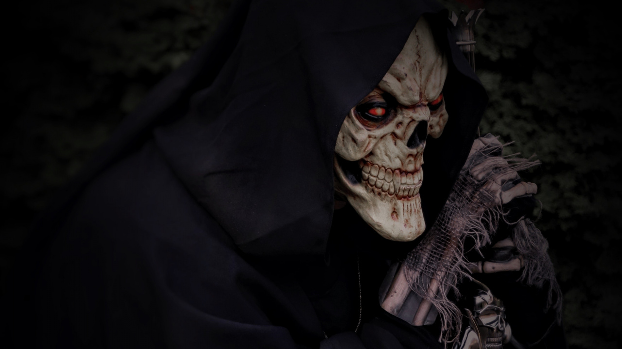 Personne en Masque Noir et Blanc. Wallpaper in 1280x720 Resolution