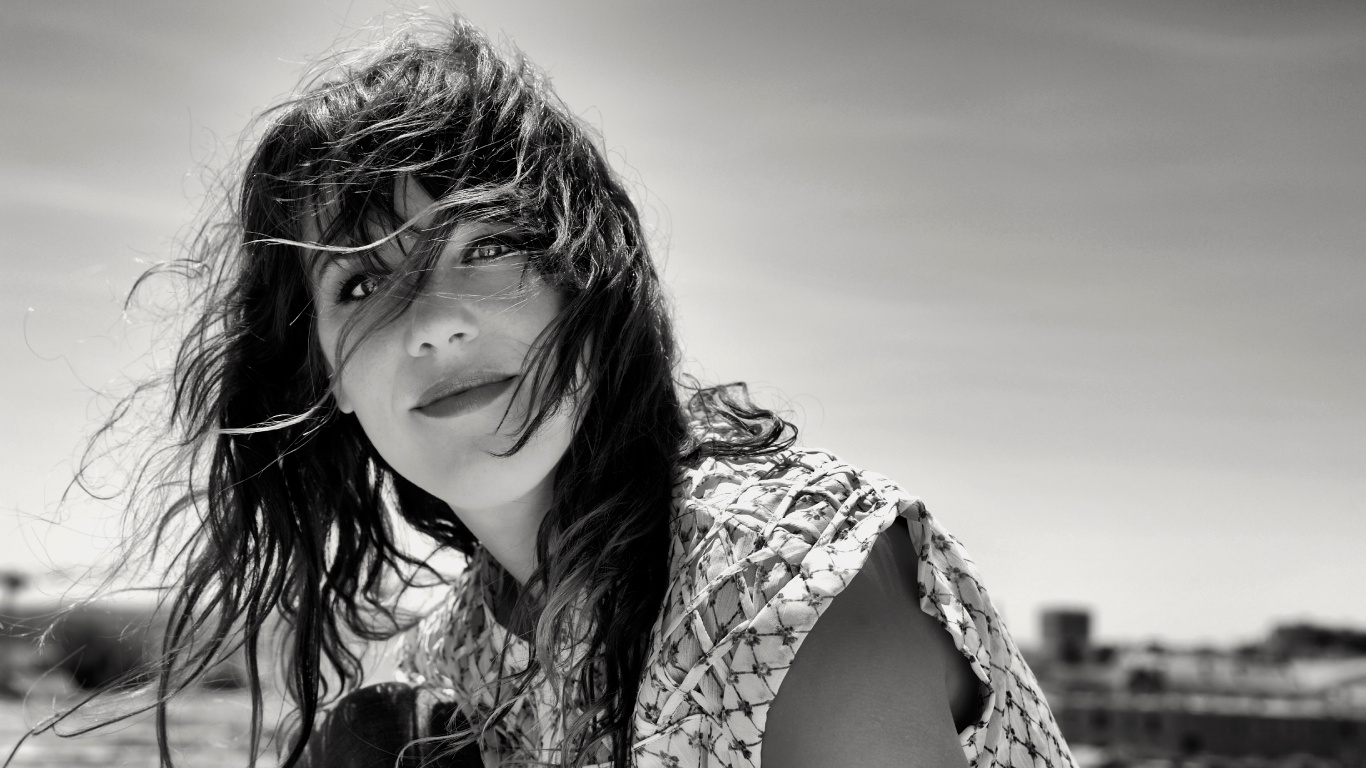 Black and White, Hair, Black, Monochrome, Beauty. Wallpaper in 1366x768 Resolution