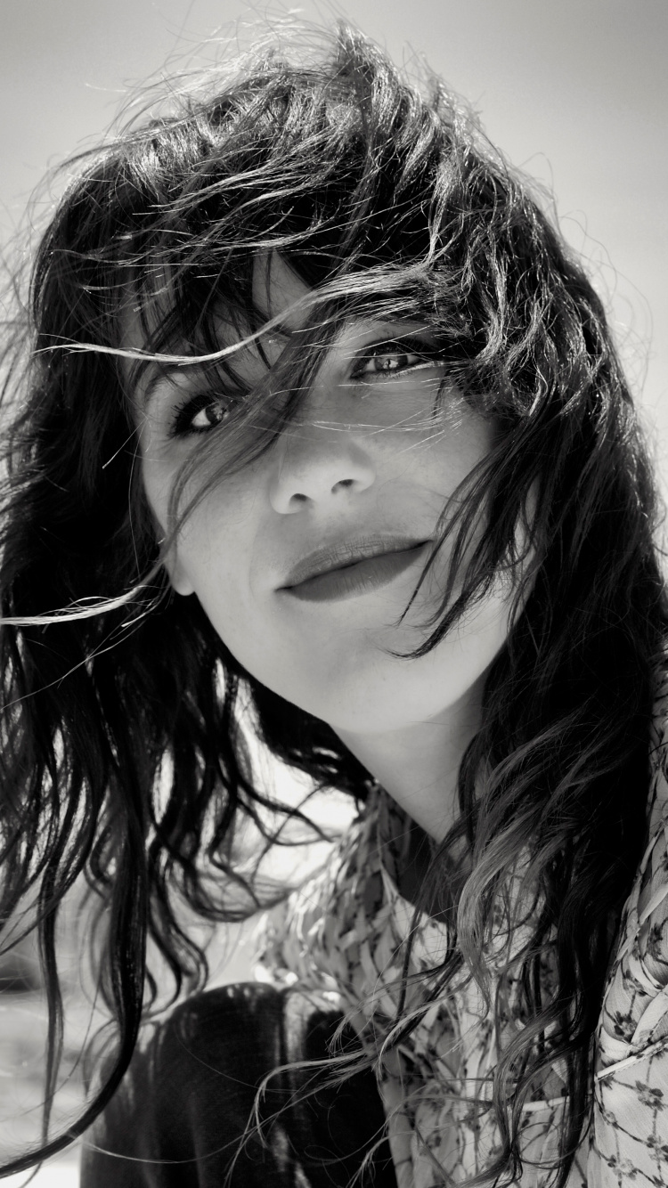 Black and White, Hair, Black, Monochrome, Beauty. Wallpaper in 750x1334 Resolution