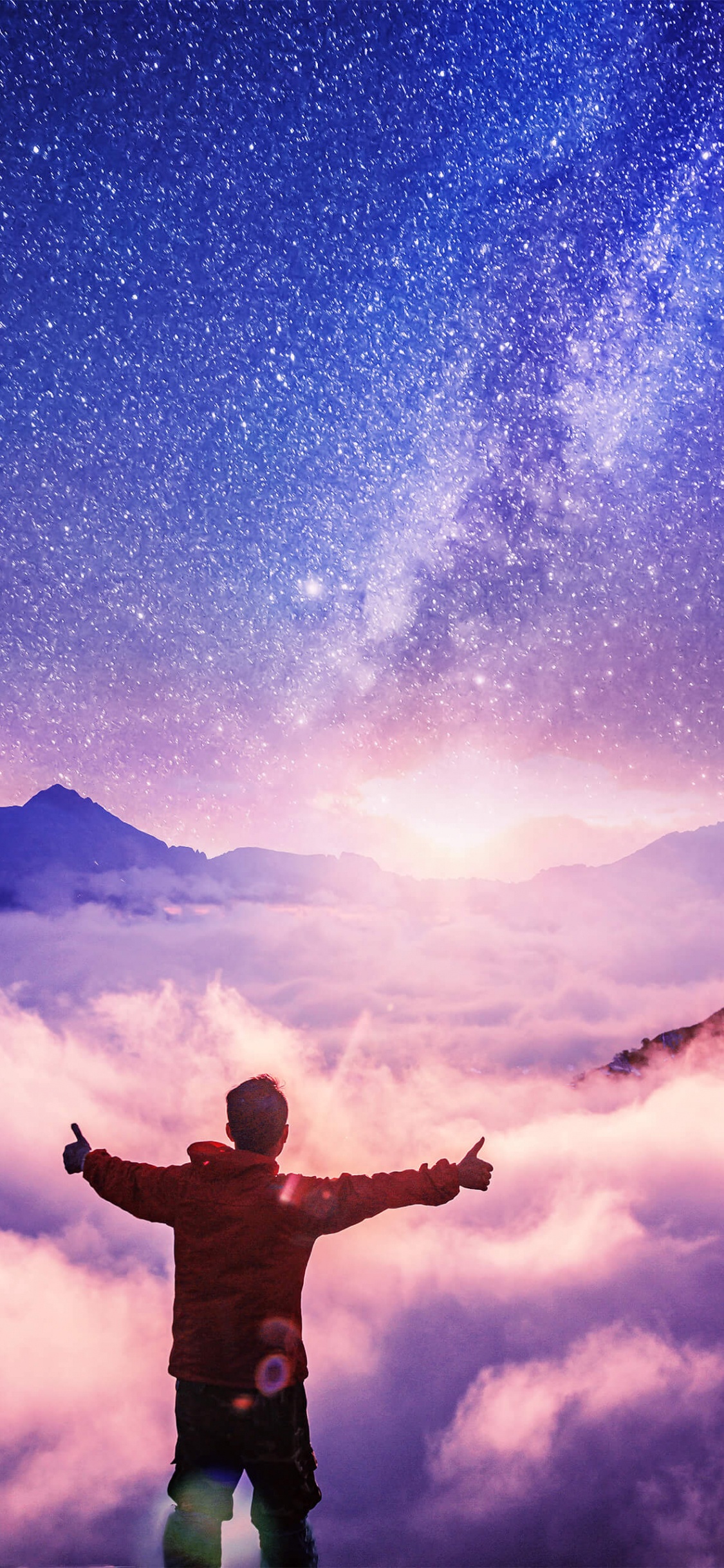 Cloud, Atmosphäre, Licht, Menschen in Der Natur, Naturlandschaft. Wallpaper in 1125x2436 Resolution