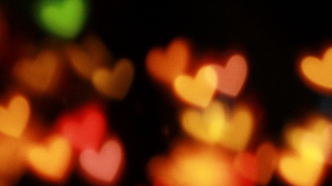 Herzen, Liebe, Licht, Dating, Close Up. Wallpaper in 1366x768 Resolution
