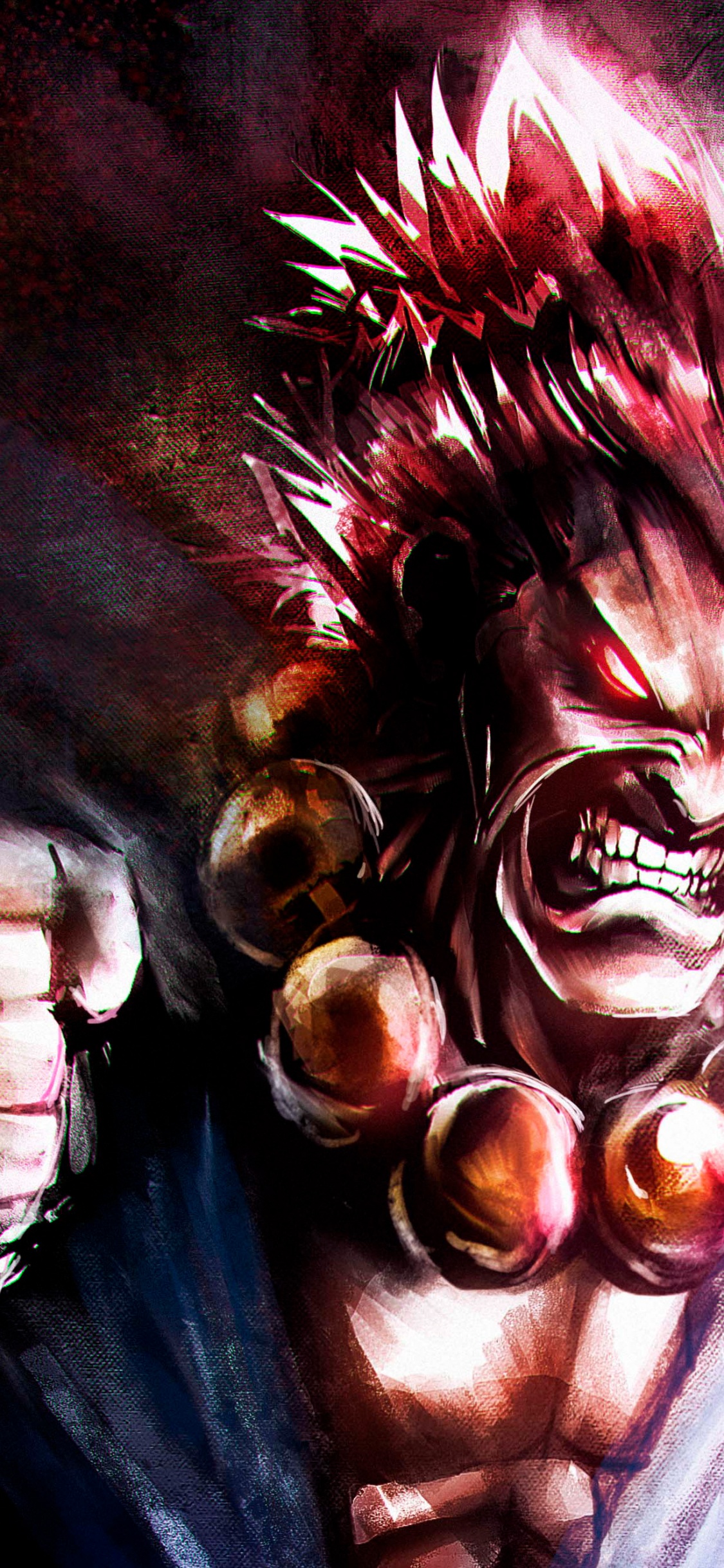 Akuma Street Fighter, Esports, Demon, Fiction, Super Street Fighter Iv. Wallpaper in 1125x2436 Resolution