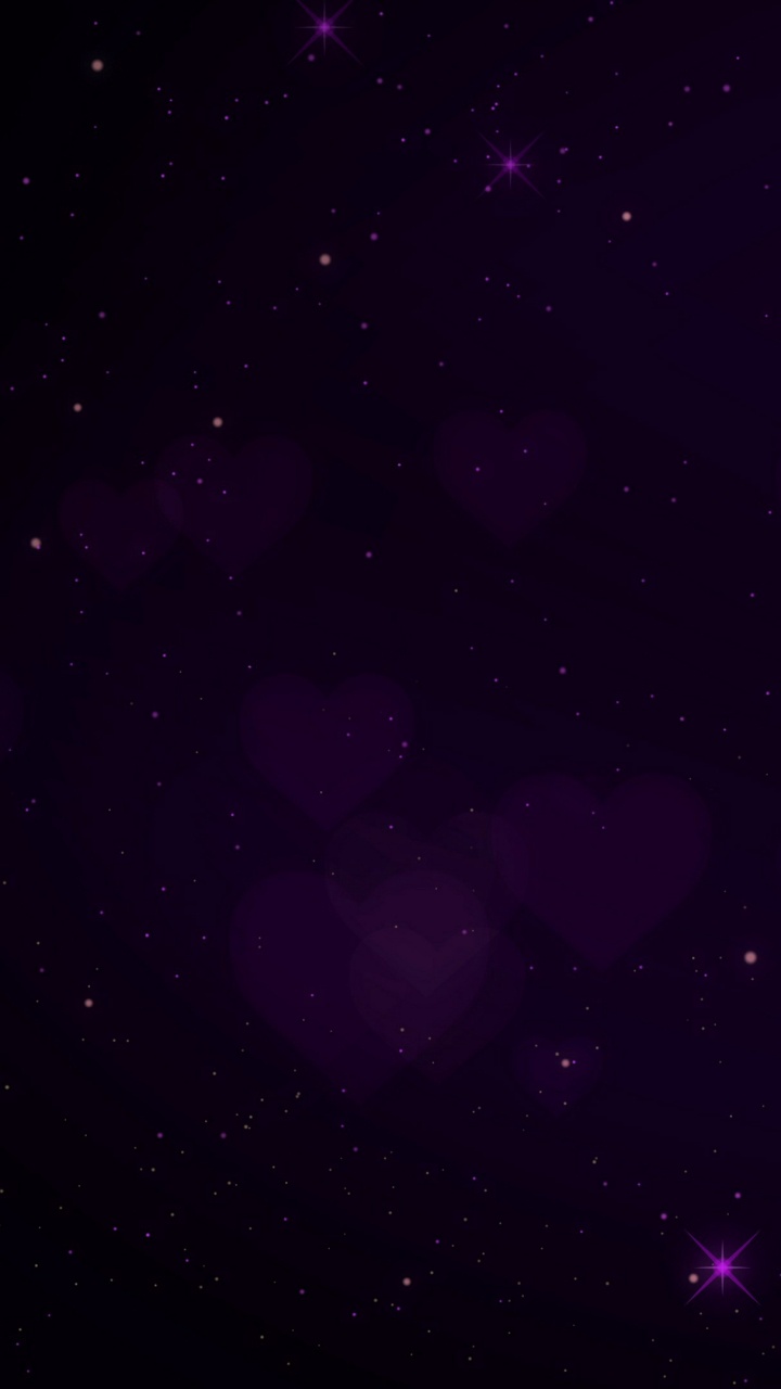 Peinture Abstraite Violette et Noire. Wallpaper in 720x1280 Resolution