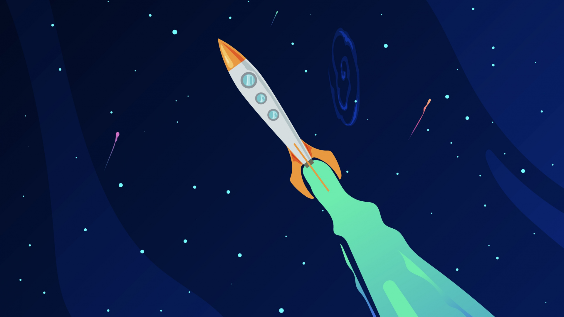 空间, 气氛, 这个星球, 光, Azure 壁纸 1920x1080 允许