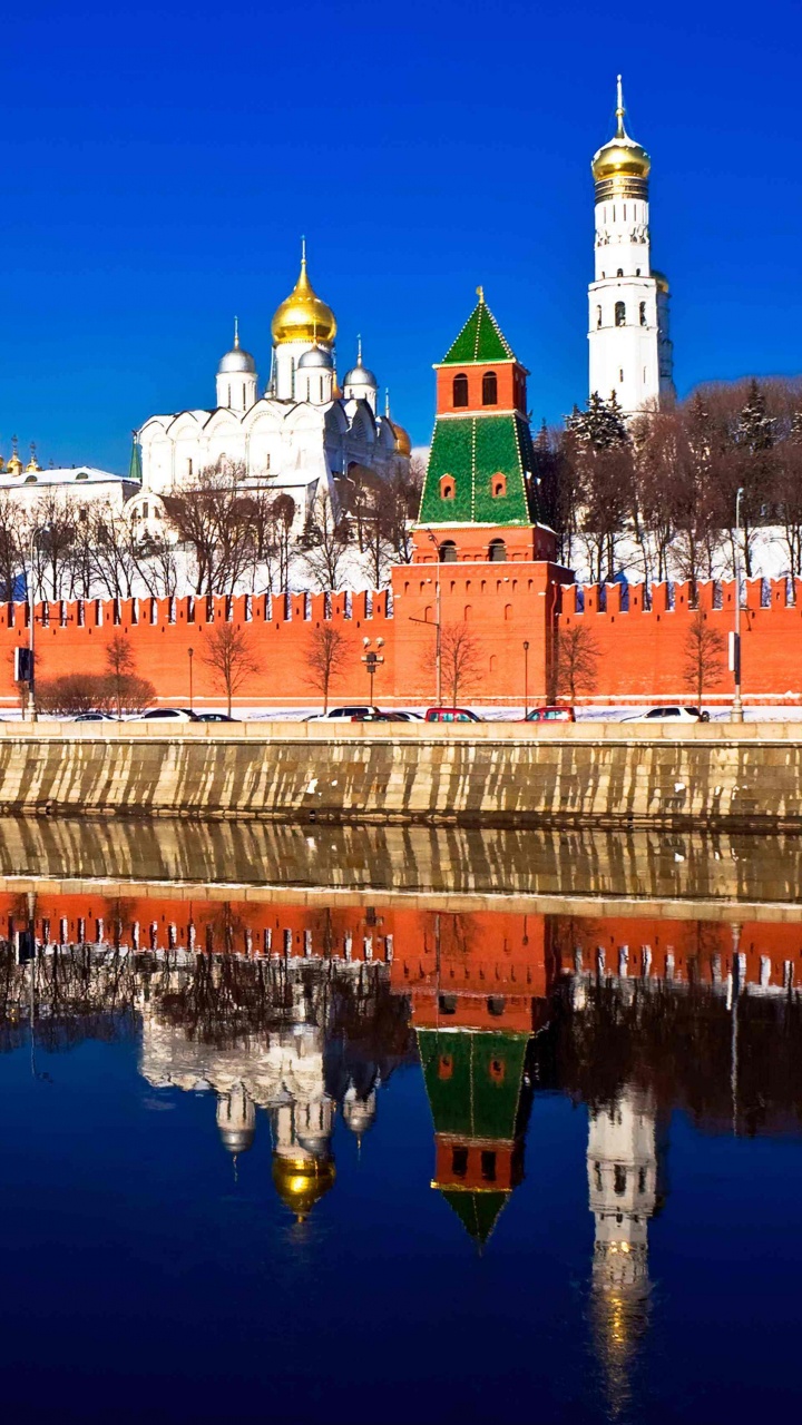 红场, 反射, 里程碑, 城市, 旅游景点 壁纸 720x1280 允许