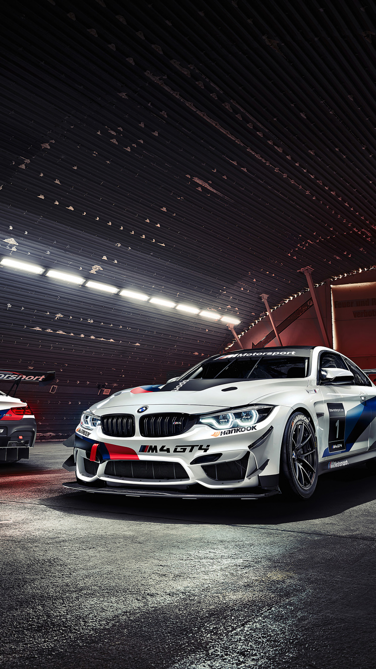 White Bmw m 3 Coupe Parked on Parking Lot. Wallpaper in 750x1334 Resolution