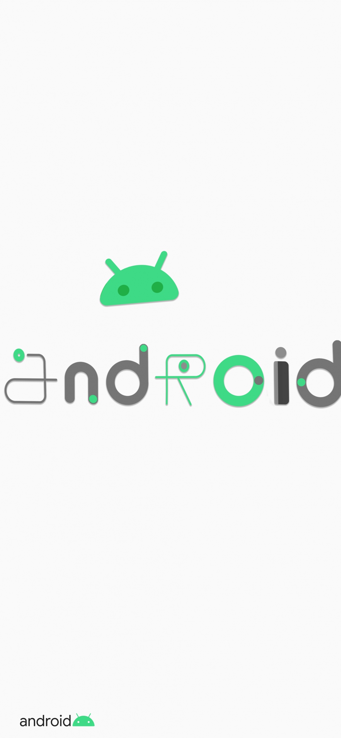 Android, Google, Google Pixel 4, Gráficos, Logotipo. Wallpaper in 1125x2436 Resolution