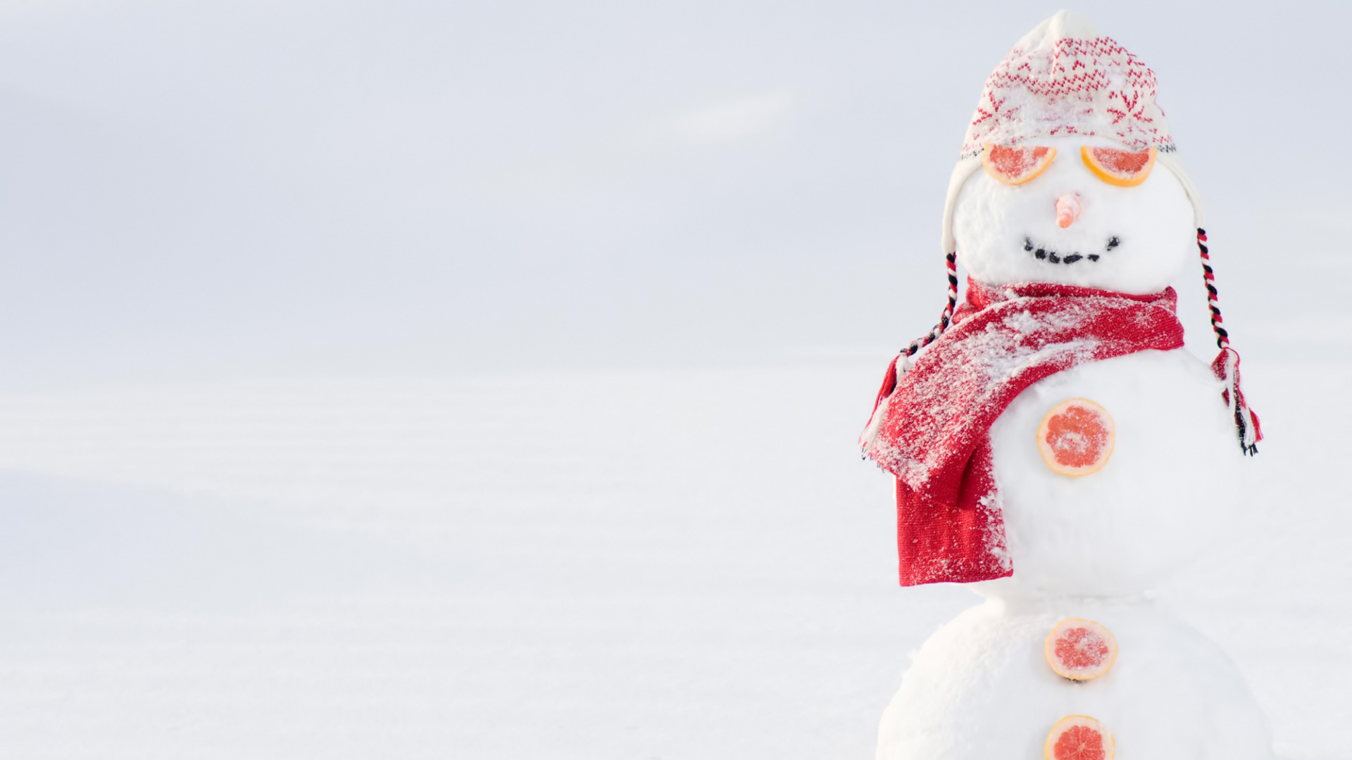 Snowman, Christmas Day, Snow, Winter, Christmas. Wallpaper in 1920x1080 Resolution