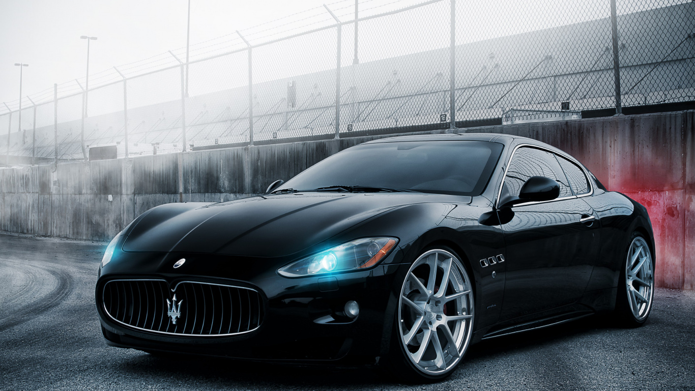 Black Bmw m 3 Coupe. Wallpaper in 1366x768 Resolution