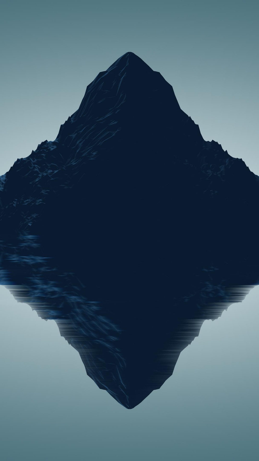 Montagne Couverte de Neige à Côté D'un Plan D'eau. Wallpaper in 1080x1920 Resolution