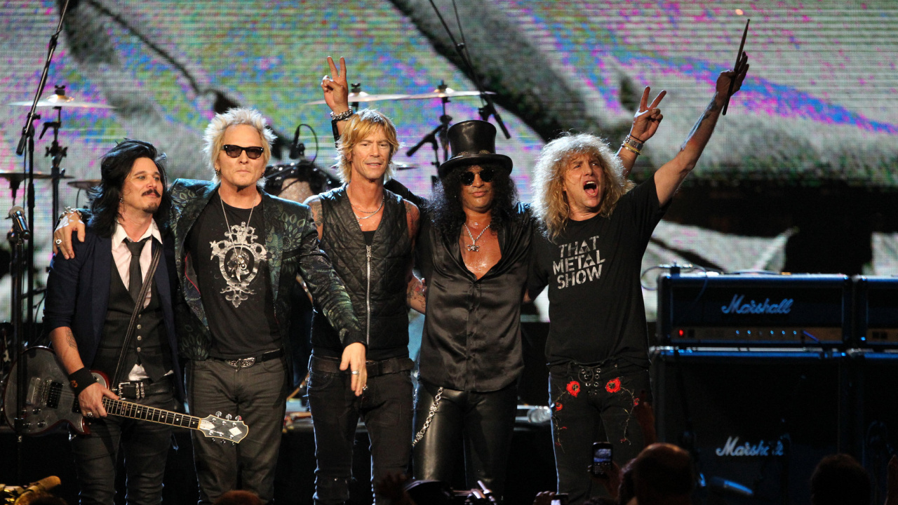 Music Artist, Rock Concert, Concert, Musical Ensemble, Guns N Roses. Wallpaper in 1280x720 Resolution