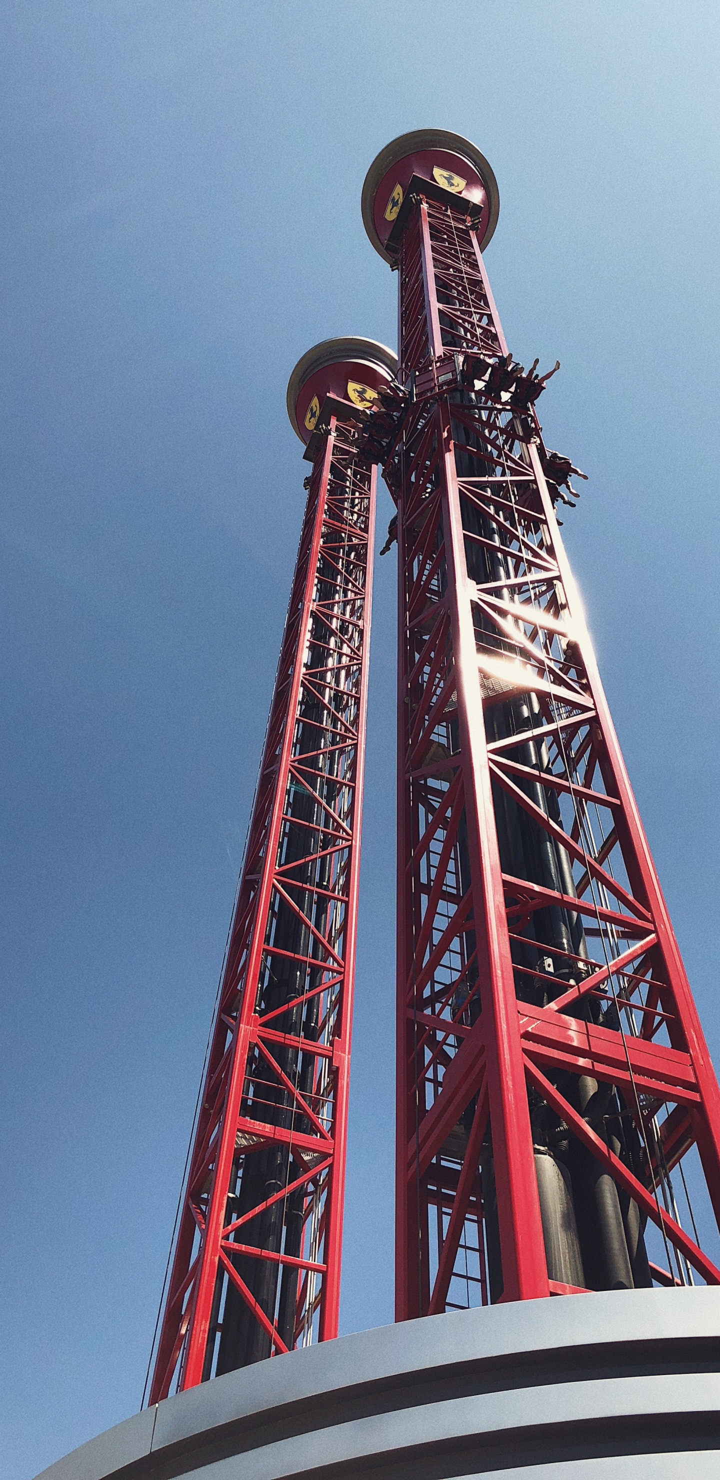 Tourist Attraction, National Historic Landmark, Observation Tower, Blue, Daytime. Wallpaper in 1440x2960 Resolution
