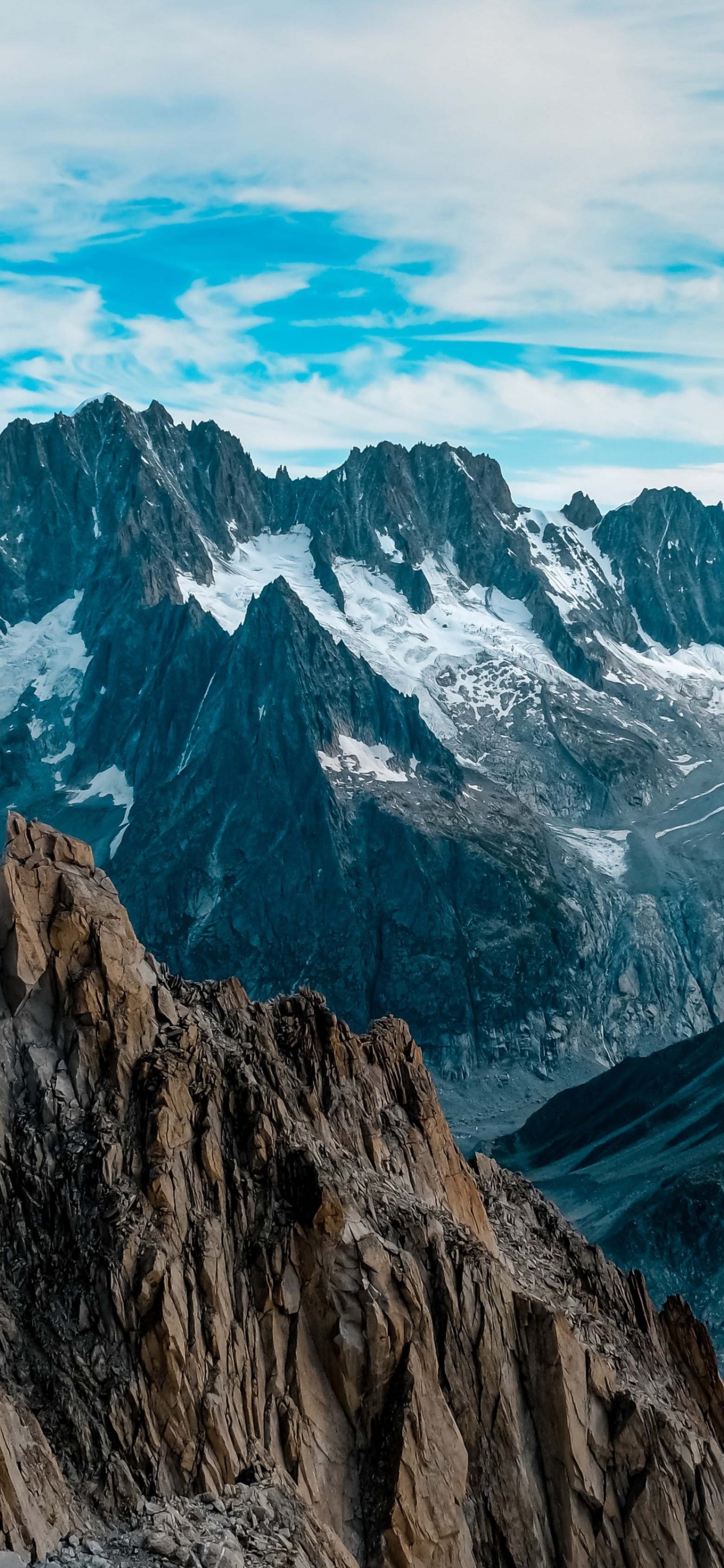 Mer de Glace, Conseil en Services Borovicov Igor, Blue, Paysage Naturel, Pente. Wallpaper in 1242x2688 Resolution