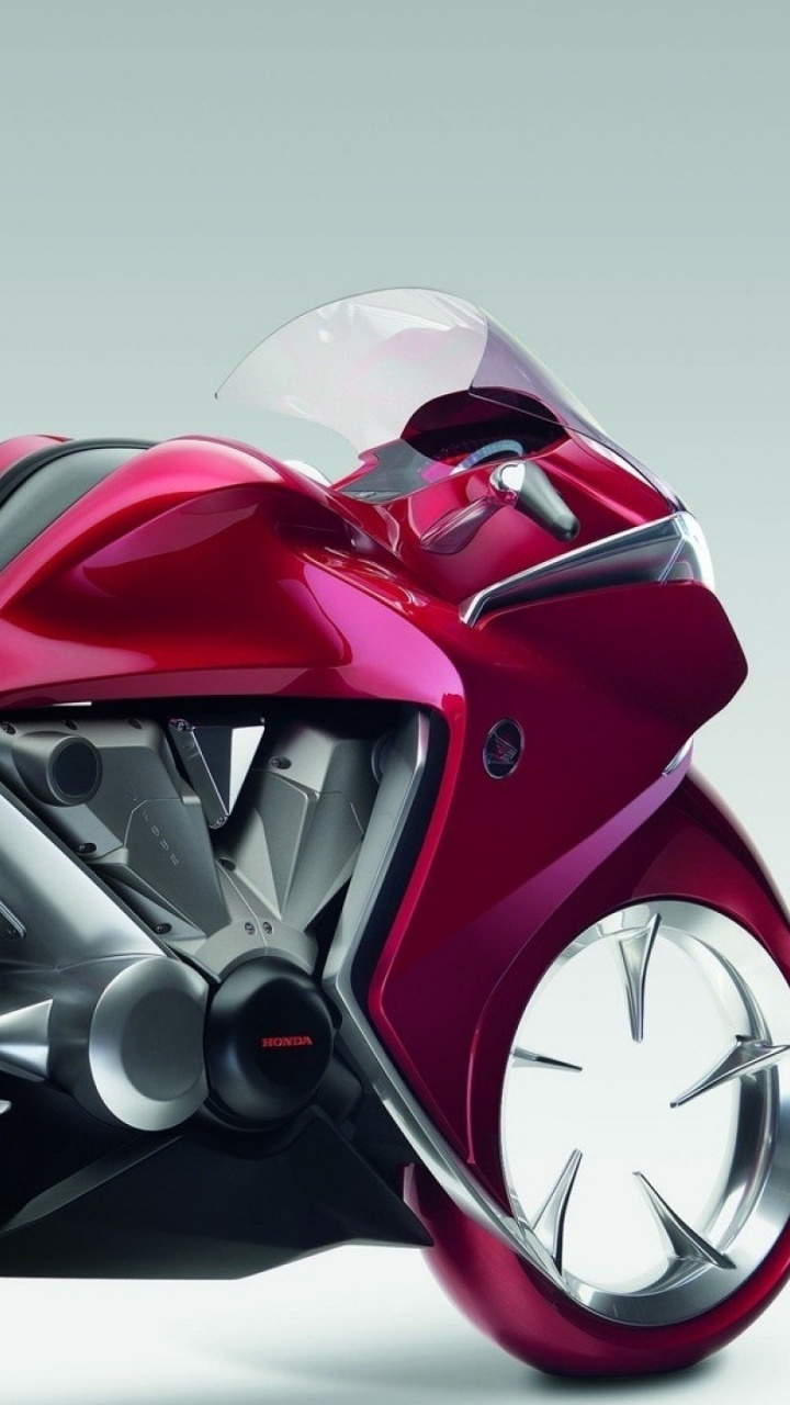 Red and Black Sports Bike. Wallpaper in 720x1280 Resolution