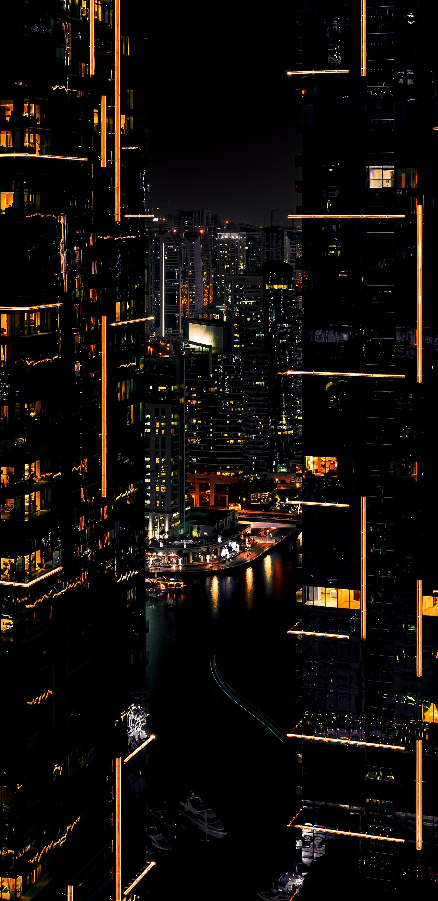 Soundcloud, Art, Spotify, Bâtiment, Gratte-ciel. Wallpaper in 1440x2960 Resolution