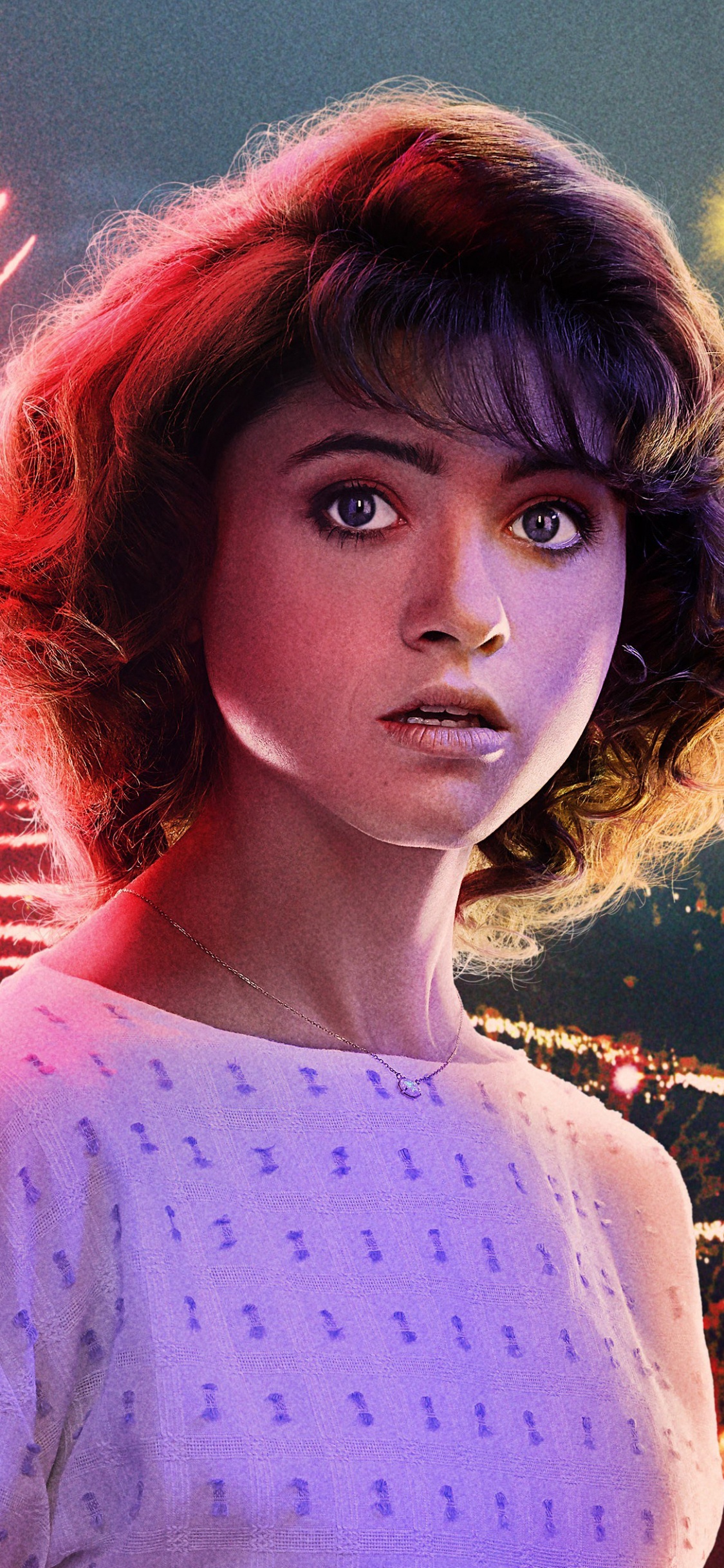 陌生人的东西, 烟花, 烟火, 新年当天, 假日 壁纸 1125x2436 允许