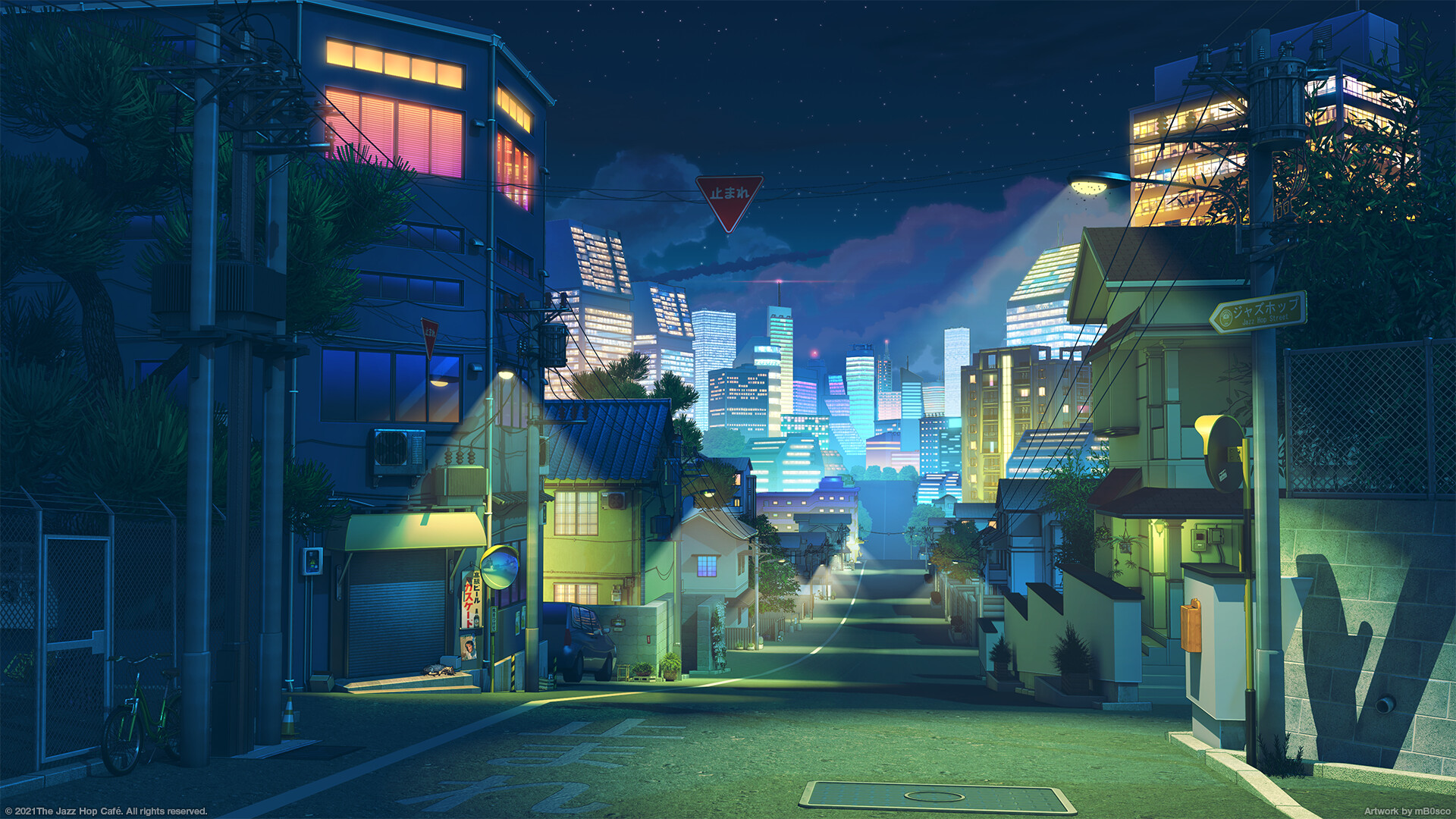 Digital Art City Night, Digital Art, Art, Artist, Work of Art. Wallpaper in 1920x1080 Resolution