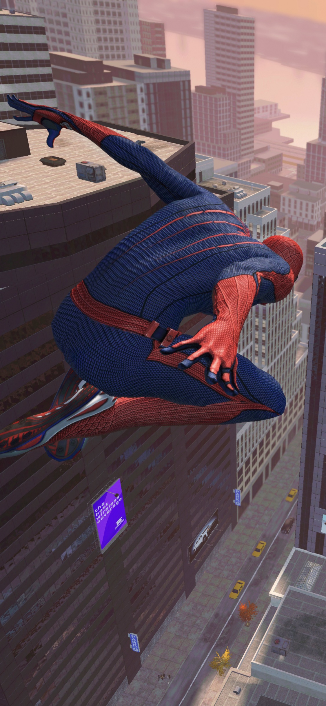 The Amazing Spider-Man, Spider-man, Beenox, Skyscraper, Extreme Sport. Wallpaper in 1125x2436 Resolution