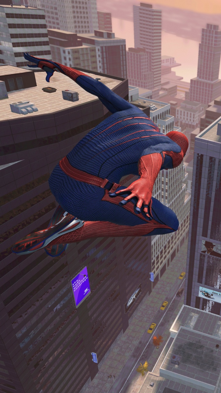 The Amazing Spider-Man, Spider-man, Beenox, Skyscraper, Extreme Sport. Wallpaper in 720x1280 Resolution