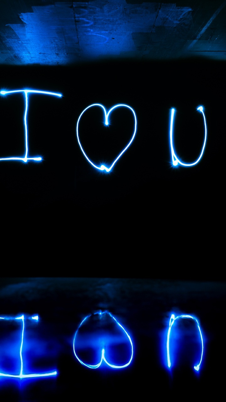 Blau, Neon, Licht, Electric Blue, Text. Wallpaper in 720x1280 Resolution