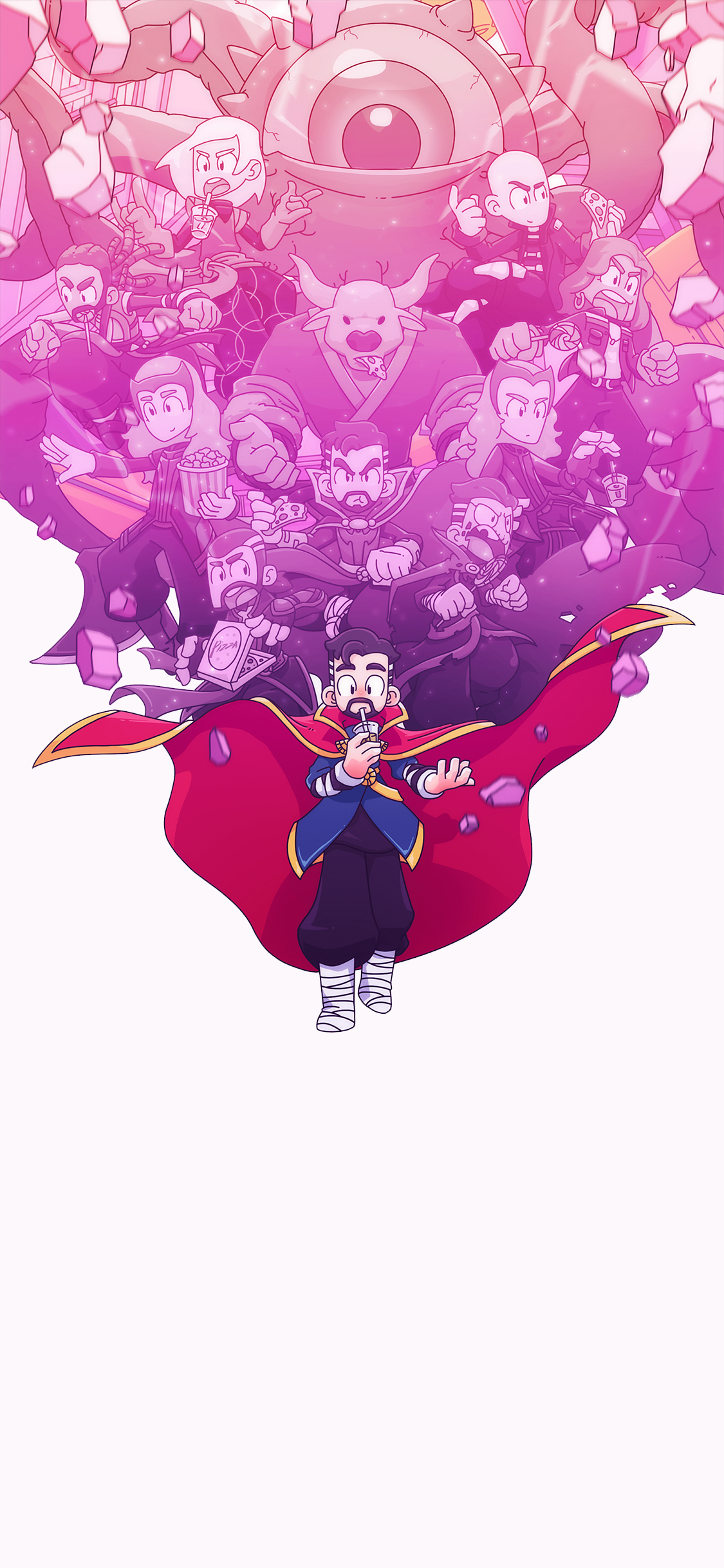 Doctor Strange Fan, America Chavez, Illustration, Art, Fan Art. Wallpaper in 1125x2436 Resolution