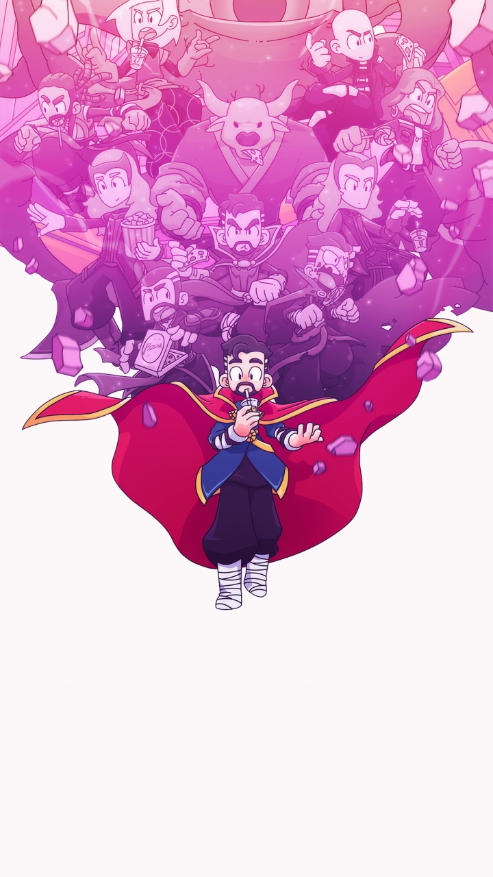 Médecin Fan Étrange, Amérique Chavez, Illustration, Art, Fan Art. Wallpaper in 720x1280 Resolution