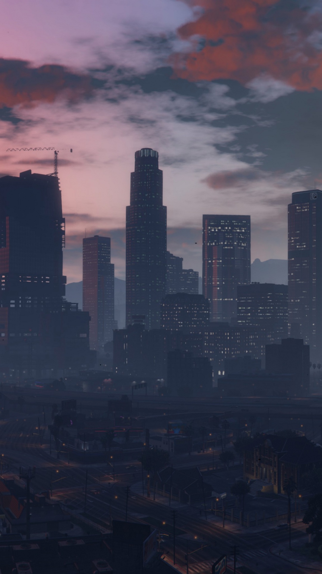 Grand Theft Auto v, Fortnite, Rockstar Games, Stadtlandschaften, Metropole. Wallpaper in 1080x1920 Resolution